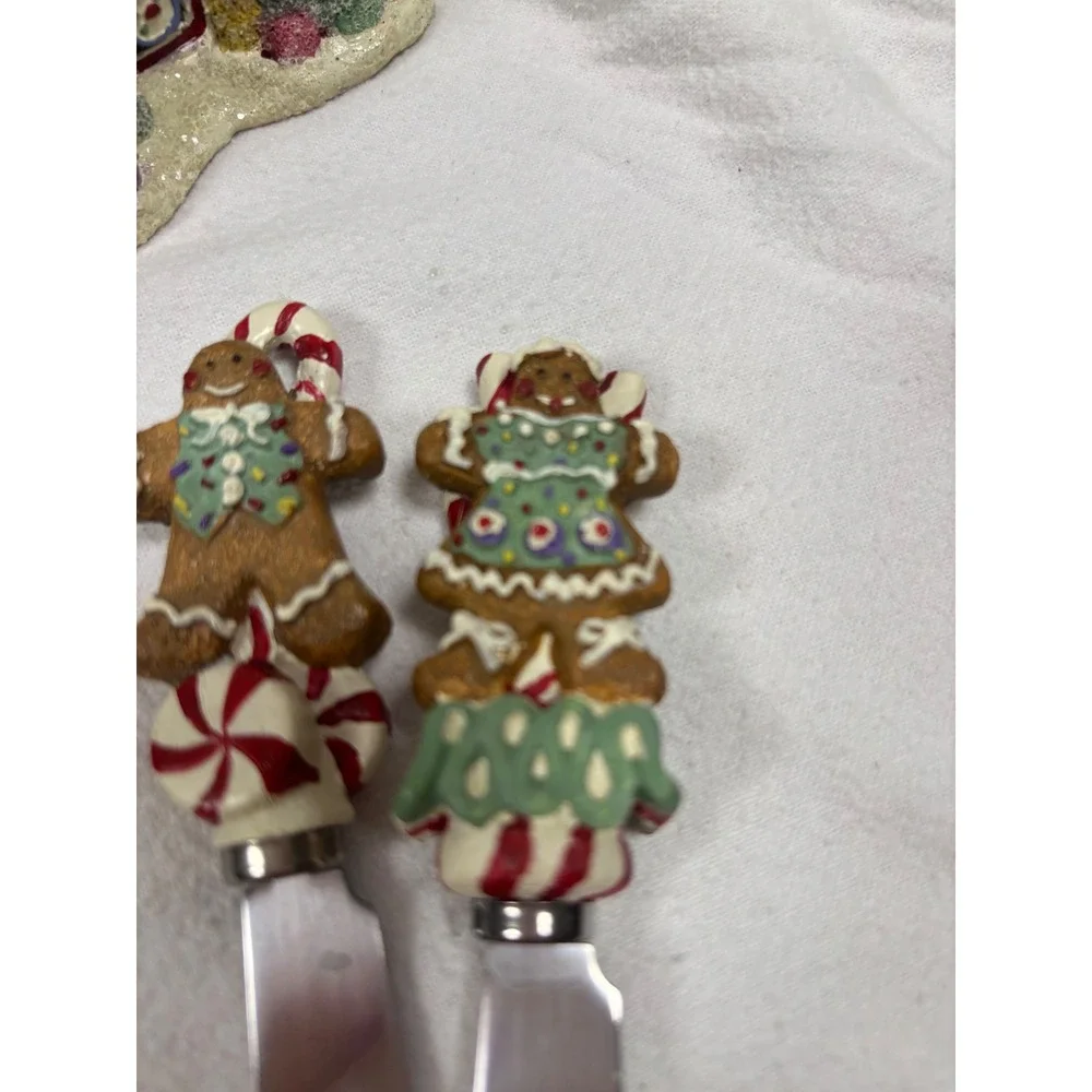 Incomplete Debbie Mumm‎ Gingerbread Spreader House Set Boston Warehouse 2001